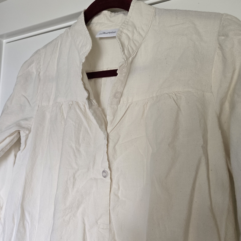 The Vermont Country Store Cream Cotton Dress - Picture 3 of 5